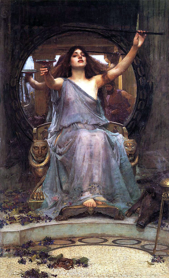  John William Waterhouse Circe Offering the Cup to Odysseus - Art Print