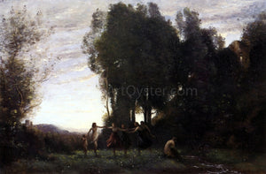  Jean-Baptiste-Camille Corot Circle of Nymphs, Morning - Art Print