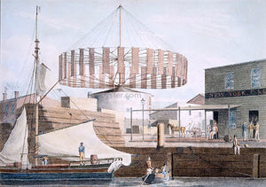  John William Hill Circular Mill, King Street, New York - Art Print