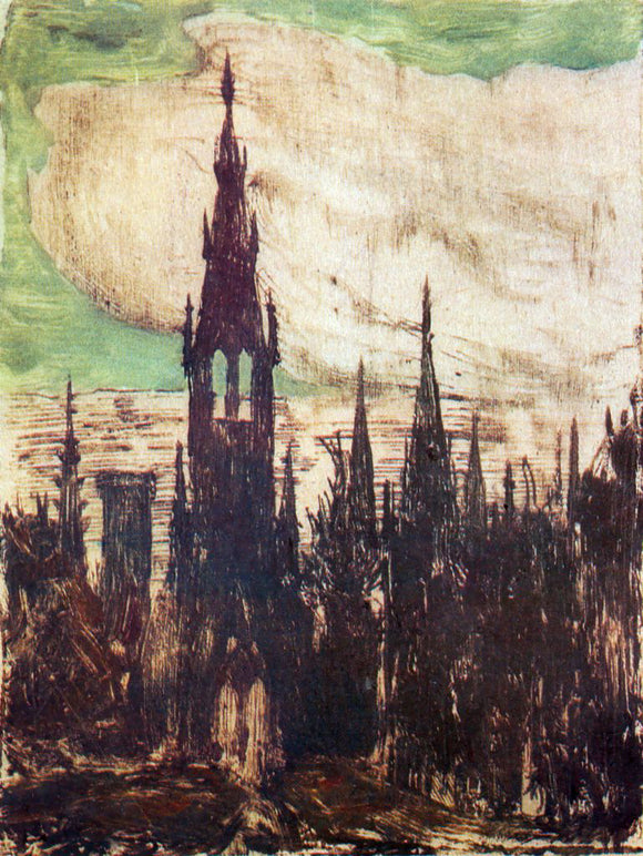  Mikalojus Ciurlionis City Towers - Art Print