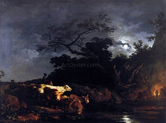  Philip Jacques De Loutherbourg Clair de Lune (Moonlight) - Art Print