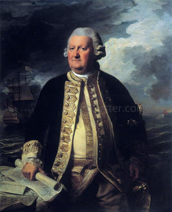  John Singleton Copley Clark Gayton, Admiral of the White - Art Print