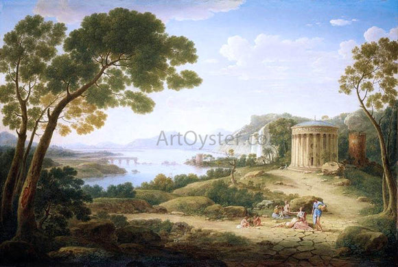  Hendrik Frans Van Lint Classical Landscape - Art Print