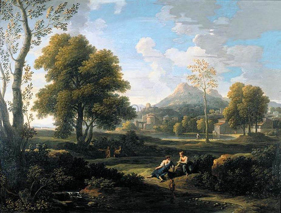  Jan Frans Van Bloemen Classical Landscape - Art Print