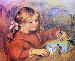  Pierre Auguste Renoir Claude Renoir Playing - Art Print