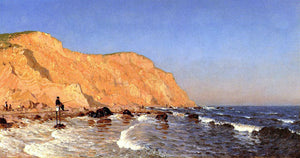  Sanford Robinson Gifford Clay Bluffs on No Man's Land - Art Print