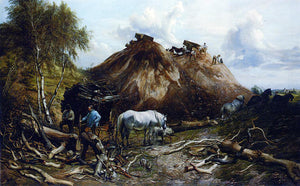  Thomas Sidney Cooper Clearing the Wood for the Iron Way - Art Print
