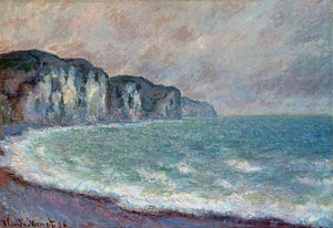  Claude Oscar Monet Cliff at Pourville - Art Print