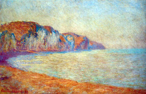  Claude Oscar Monet Cliff at Pourville in the Morning - Art Print