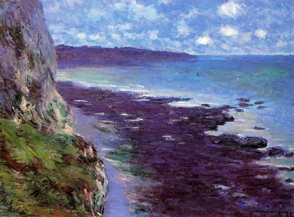  Claude Oscar Monet A Cliff near Dieppe - Art Print