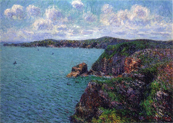  Gustave Loiseau Cliffs at Cap Frehel - Art Print