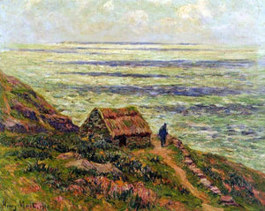  Henri Moret Cliffs of Jaboure - Art Print