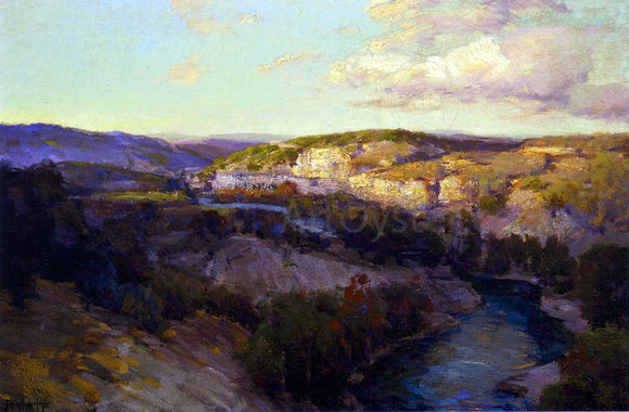  Julian Onderdonk Cliffs on the Guadalupe - Art Print