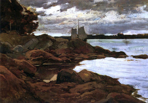  Willard Leroy Metcalf Close of Day on the Maine Shore - Art Print