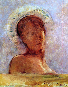  Odilon Redon Closed Eyes - Art Print