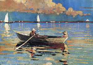  Winslow Homer A Gloucester Harbor - Art Print