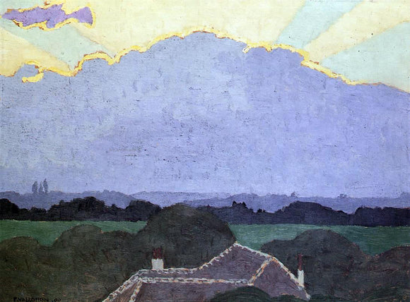  Felix Vallotton Cloud at Romanel - Art Print