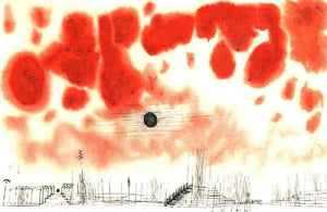  Paul Klee Clouds Over Bor - Art Print