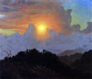  Frederic Edwin Church Cloudy Skies, Sunset, Jamaica - Art Print