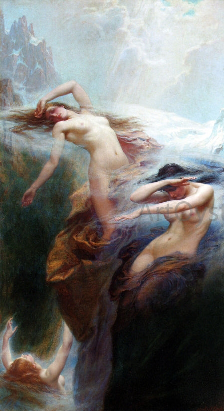  Herbert James Draper Clyties of the Mist - Art Print