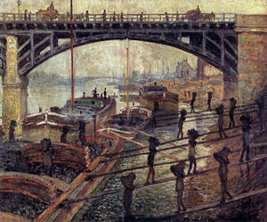  Claude Oscar Monet Coal Dockers - Art Print