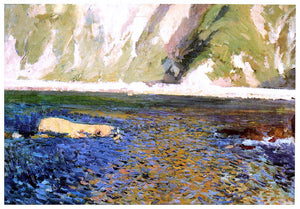  Joaquin Sorolla Y Bastida Coast at San Sebastian - Art Print