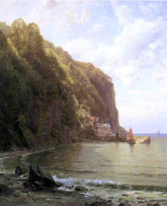  William Trost Richards Coast of Cornwall - Art Print