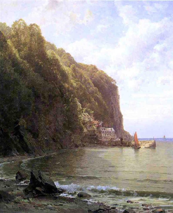 William Trost Richards Coast of Cornwall - Art Print