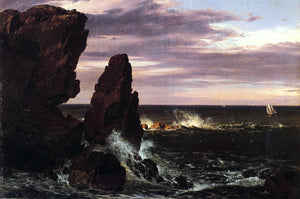  Frederic Edwin Church Coast Scene - Art Print