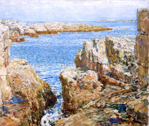  Frederick Childe Hassam A Coast Scene, Isles of Shoals - Art Print