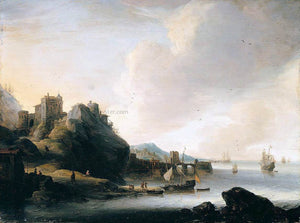  Jan Abrahamsz Beerstraten Coastal Landscape - Art Print