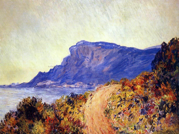  Claude Oscar Monet Coastal Road at Cap Martin, near Menton - Art Print