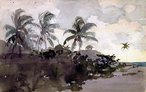  Winslow Homer Coconut Palms - Art Print