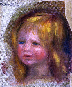  Pierre Auguste Renoir Coco's Head - Art Print