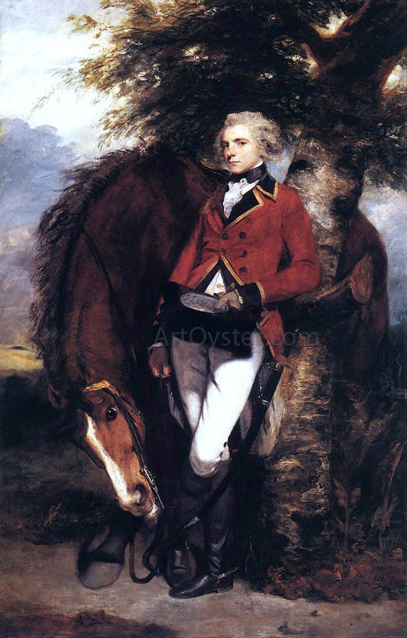  Sir Joshua Reynolds Colonel George K. H. Coussmaker, Grenadier Guards - Art Print