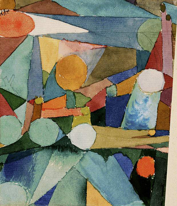  Paul Klee Colour Shapes - Art Print