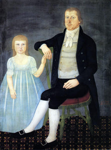  Jr. John Brewster Comfort Starr Mygatt and His Daughter Lucy - Art Print