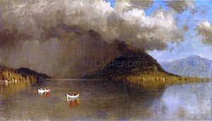  Sanford Robinson Gifford Coming Rain on Lake George: A Sketch - Art Print