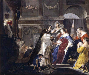  Arnold Houbraken Commemoration of King Mausolus by Queen Artemisia - Art Print