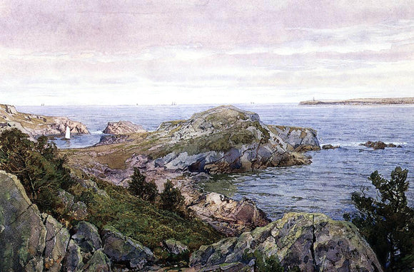  William Trost Richards Conanicut, Rhode Island - Art Print