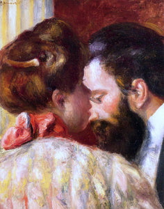  Pierre Auguste Renoir Confidence - Art Print