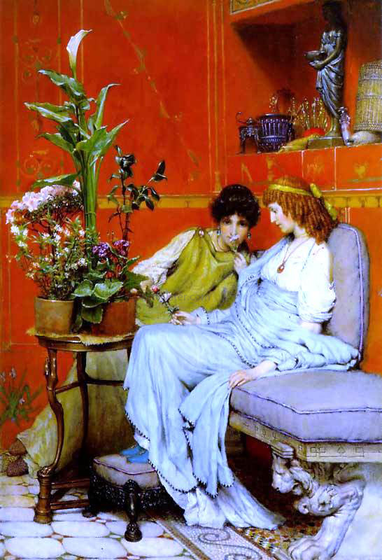  Sir Lawrence Alma-Tadema Confidences - Art Print