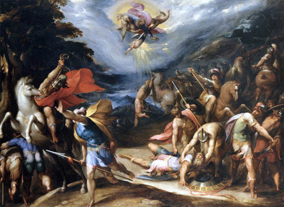  Hans Speckaert Conversion of St Paul on the Road to Damascus - Art Print