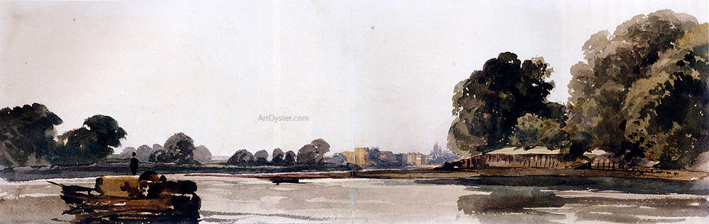 Peter De Wint Cookham On The Thames Art Print – printoyster.com