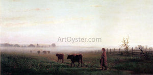  Junius R Sloan Cool Morning on the Prarie - Art Print