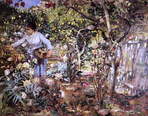  Henri Edmond Cross Corner of the Garden in Monaco - Art Print