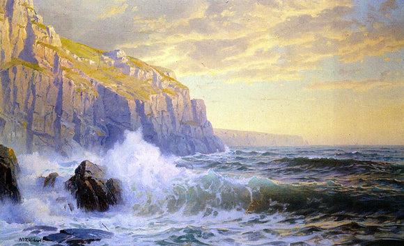  William Trost Richards Cornish Headlands - Art Print
