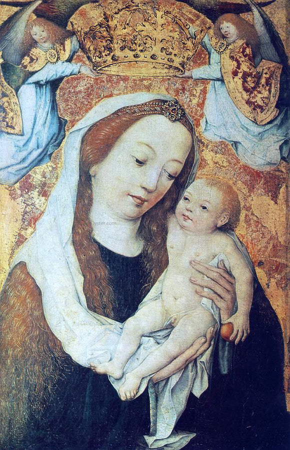  Master the Housebook Coronation of Mary - Art Print