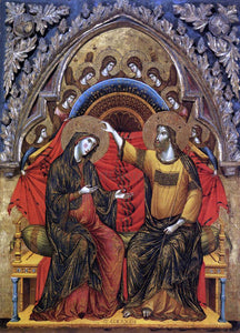  Paolo Veneziano Coronation of the Virgin - Art Print