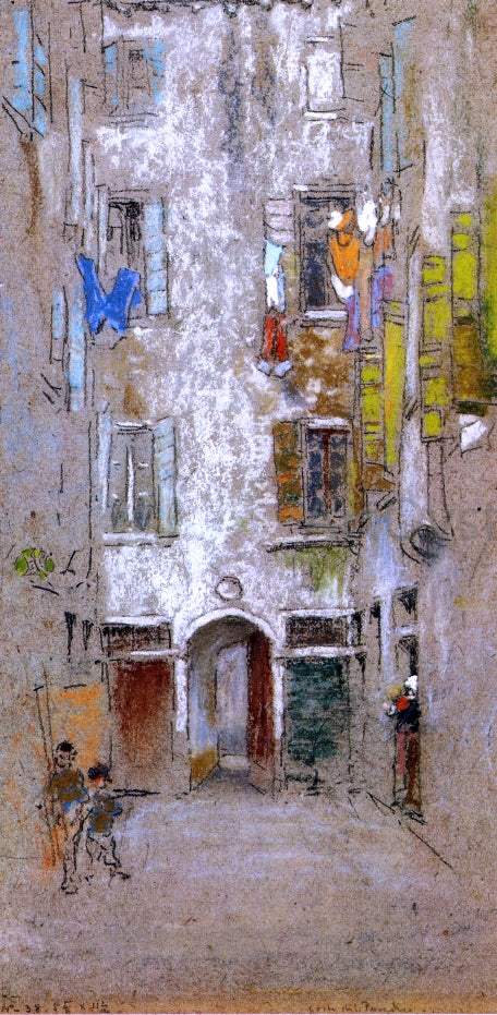  James McNeill Whistler Corte del Paradiso - Art Print